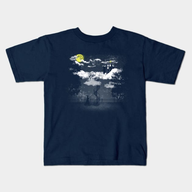 There is a doctor between clouds Kids T-Shirt by danielone8